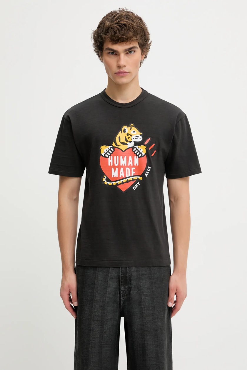 サイズM HUMAN MADE CAMPING S/S SHIRT BLACK Human Made Blank T Shirt Soft Cotton Black Men's Size Medium