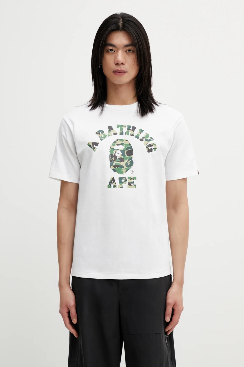 A BATHING APE ホワイト Tシャツ T-shirts A BATHING APE 31St Anniversary Japan Ape Head Tee Ivory