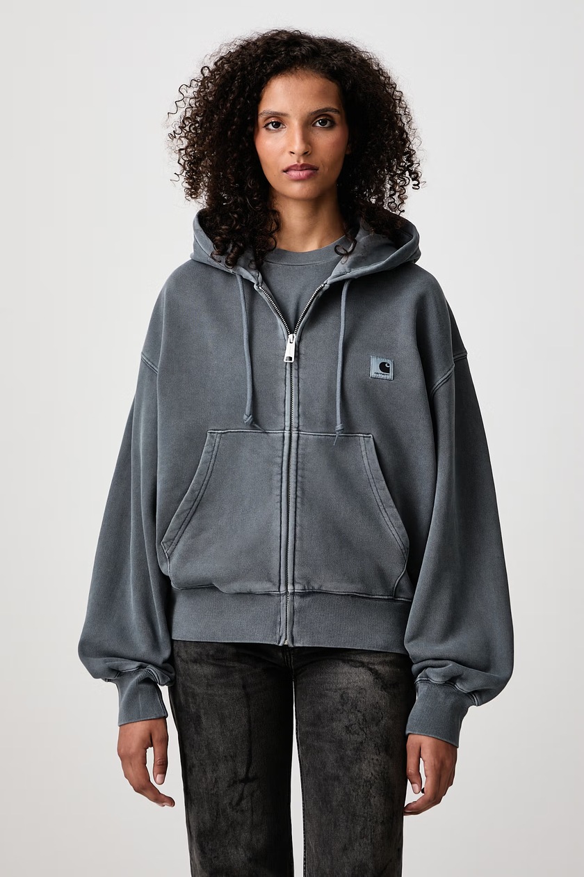 完売色！グラムリップス　バックオープン スラブKNIT フーディー adidas Originals zip-up sweatshirt Women's PRM EU