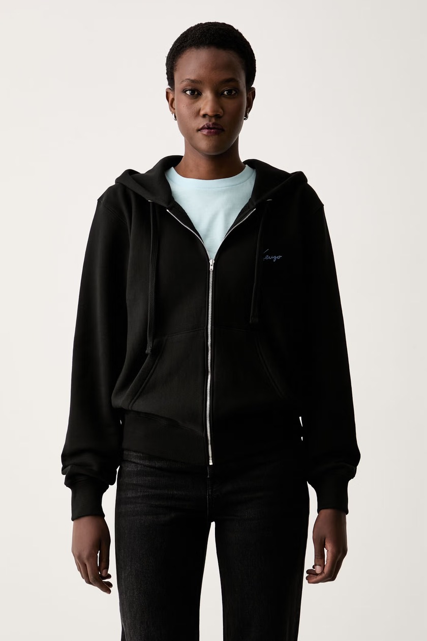 Martine Rose cotton sweatshirt Shrunken Zip Up Crew black color