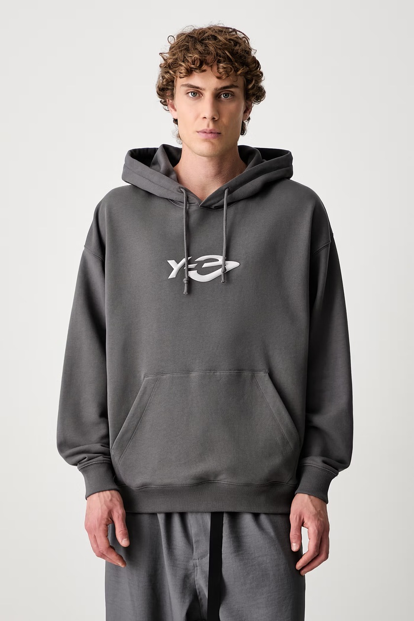 PEOPLE 1 WHAT IS? TEE ダークグレー XL Хлопковая кофта thisisneverthat T-Logo Hoodie мужская цвет серый с