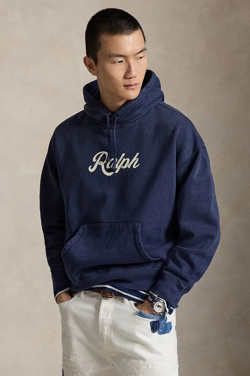 Norse Projects cotton sweatshirt Vagn Classic Crew men's navy blue