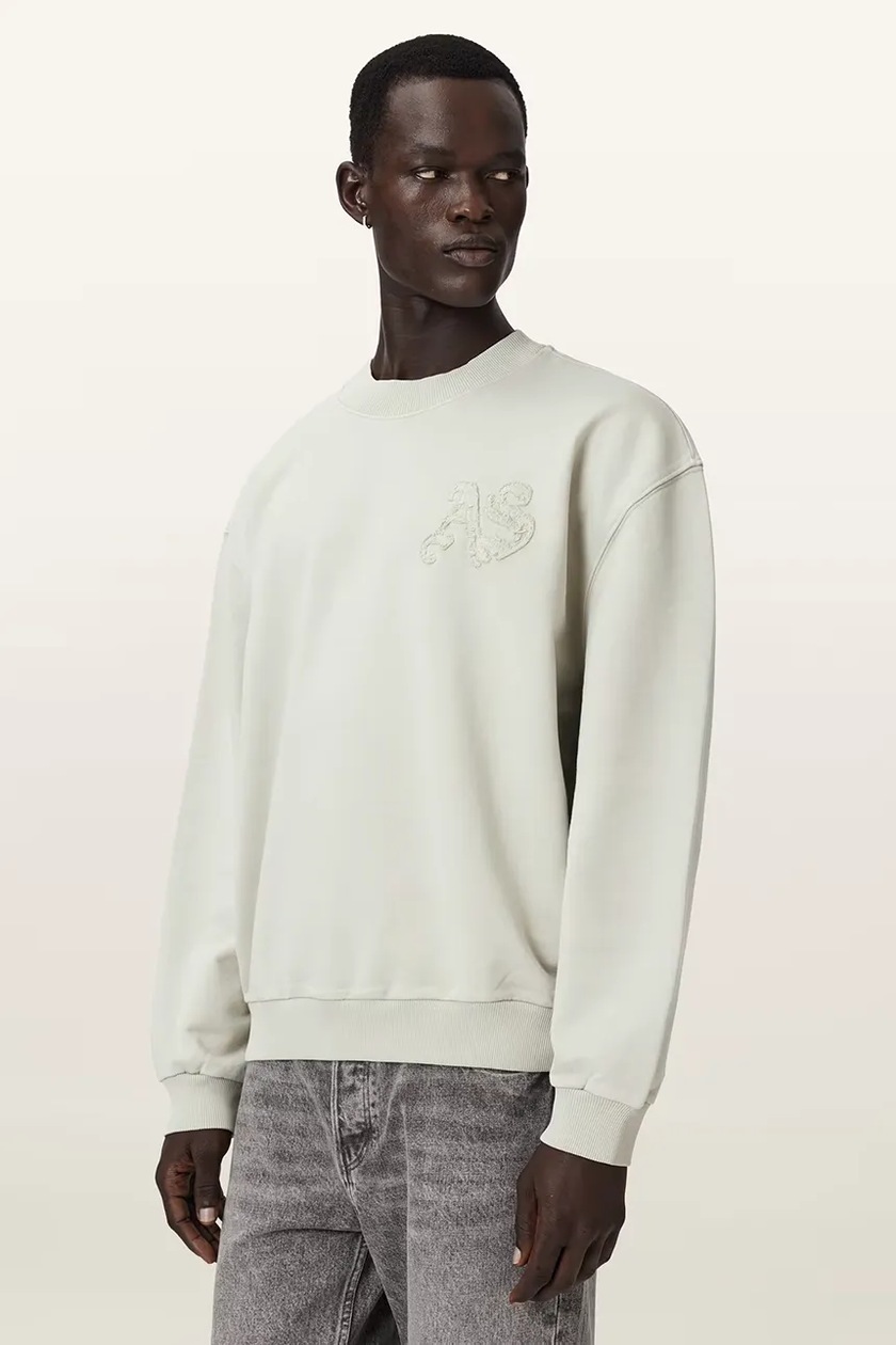 Кофта Alpha Industries Basic Hoodie мужская цвет зелёный с