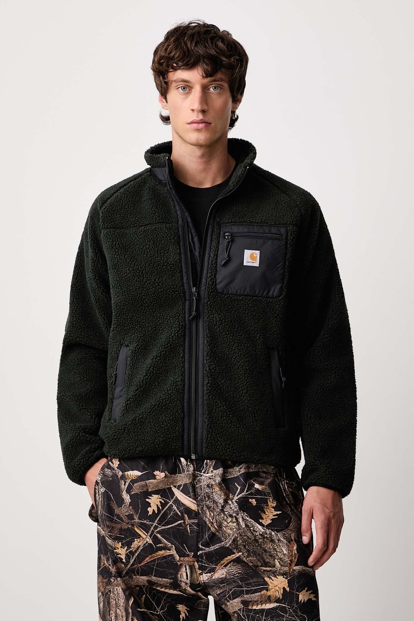 Rick Owens DRKSHDW Mountain Hun Men's cotton zip-up hoodie brown