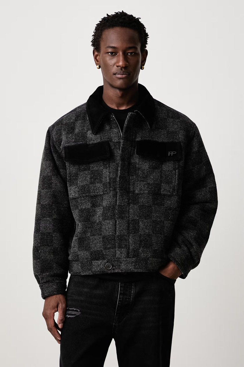 MM6 Maison Margiela rain jacket x Salomon men's black color