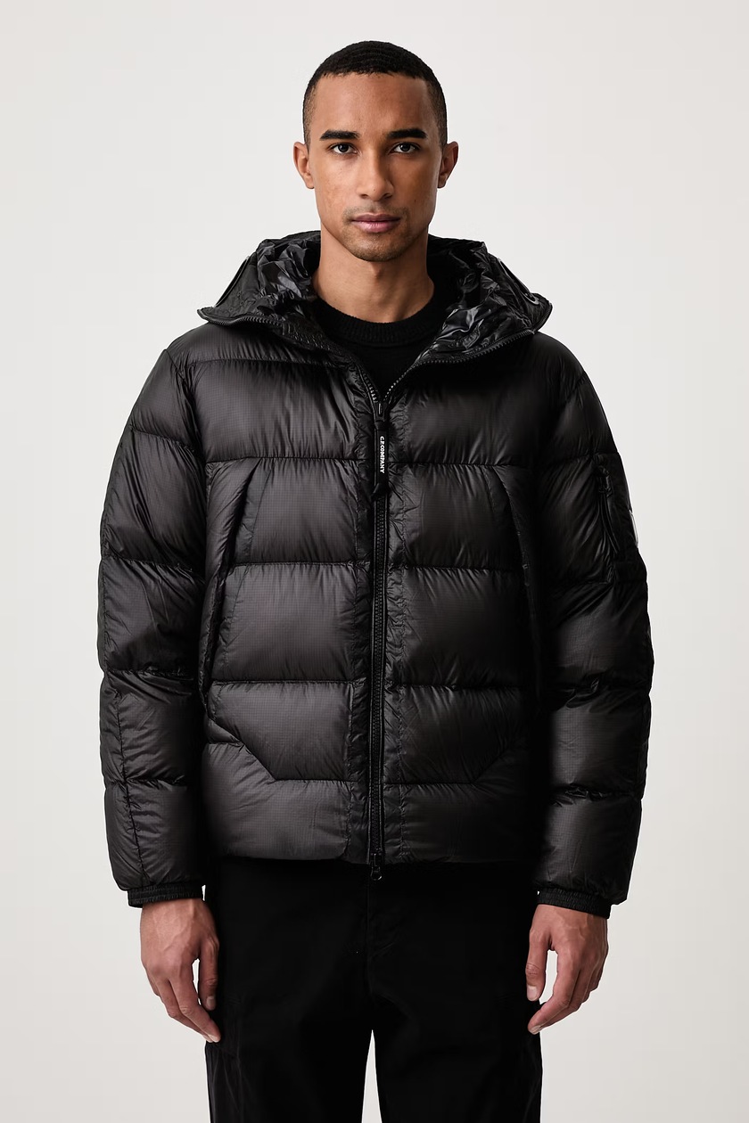 C.P. Company jacket black color 19CMOW010A005904G at PRM US