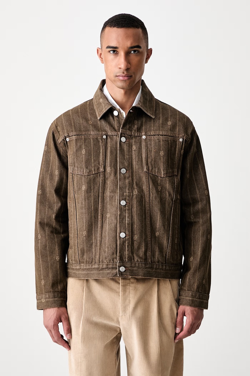Taikan corduroy jacket Corduroy Manager'S Jacket brown color