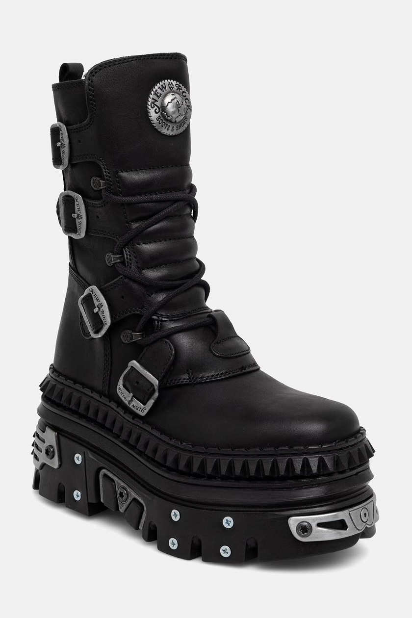 MM6 Maison Margiela Japanese Women's leather black S66WP0119.P7702