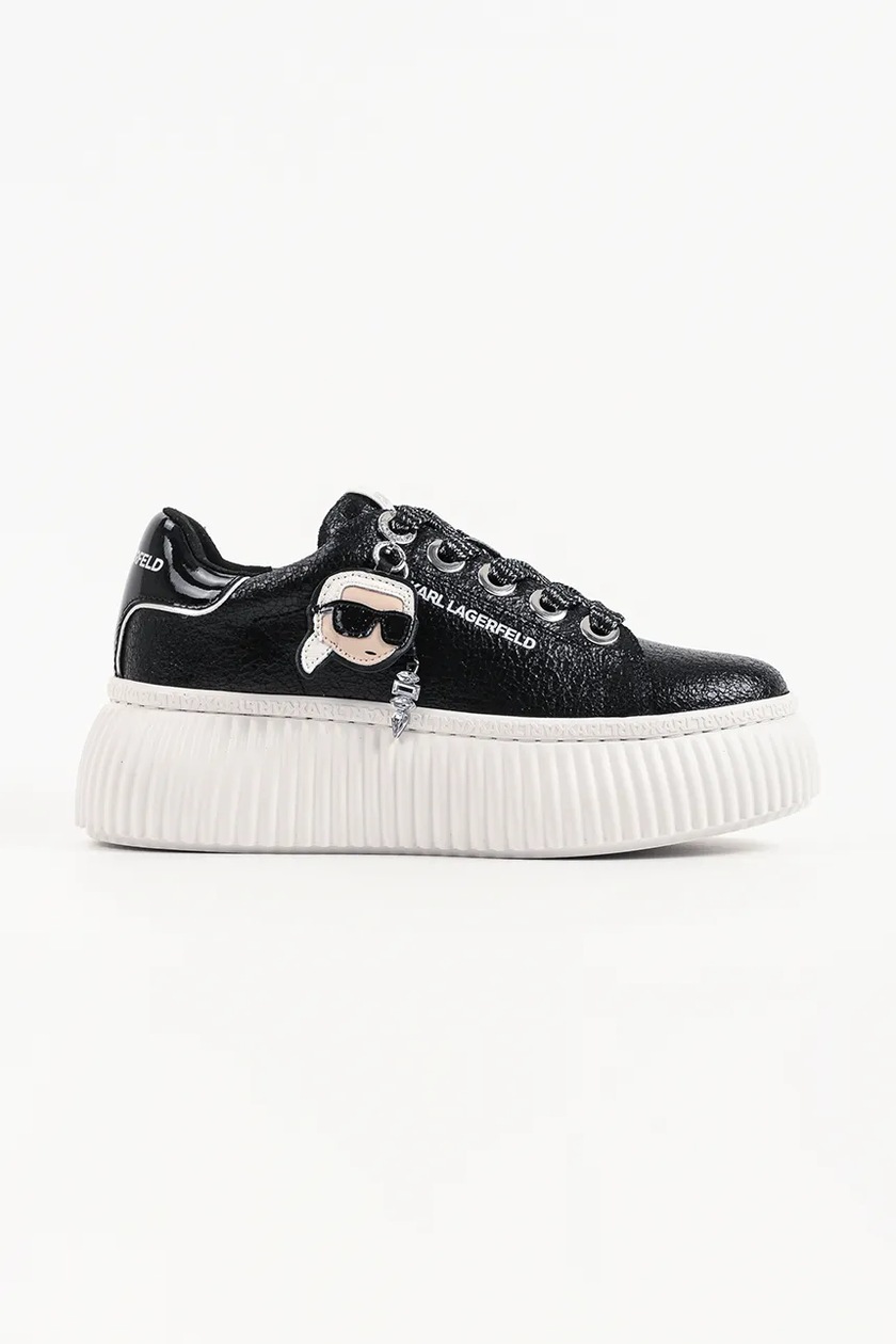 Karl Lagerfeld sneakers din piele ANAKAPRI culoarea negru, KL63525