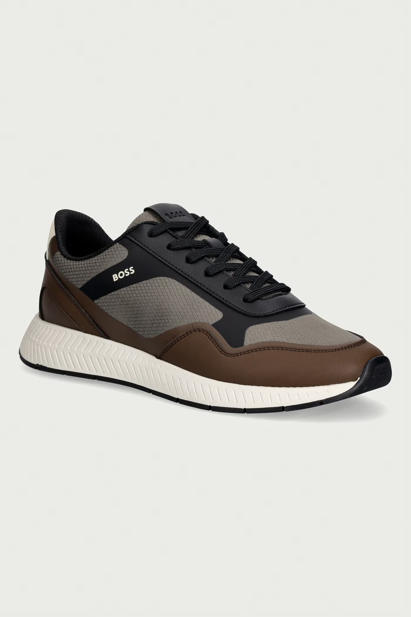 Кросівки з нубуку CAT Footwear HEX CUSH LO колір коричневий