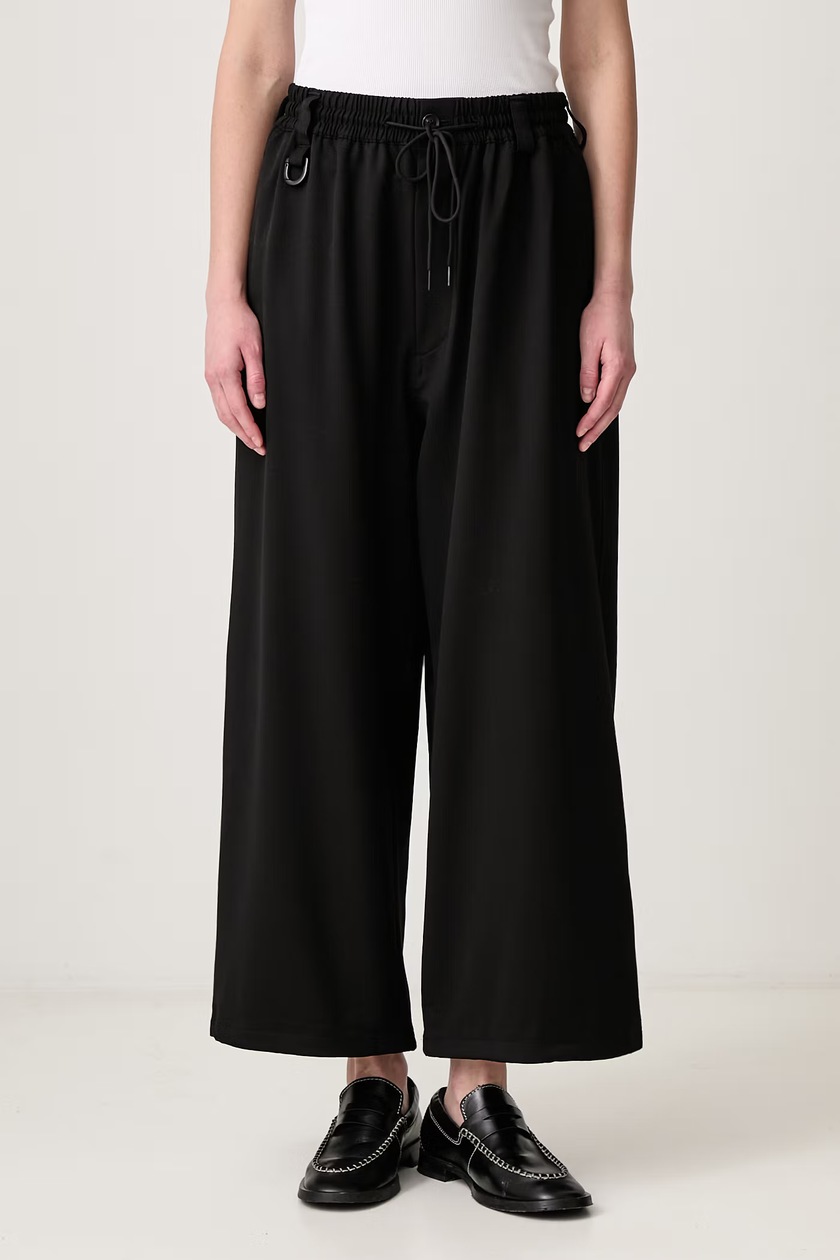 Rick Owens LILIES ドロップクロッチ パンツ L黒 Rick Owens Lilies velour pants black color LI02D5335VST at PRM US
