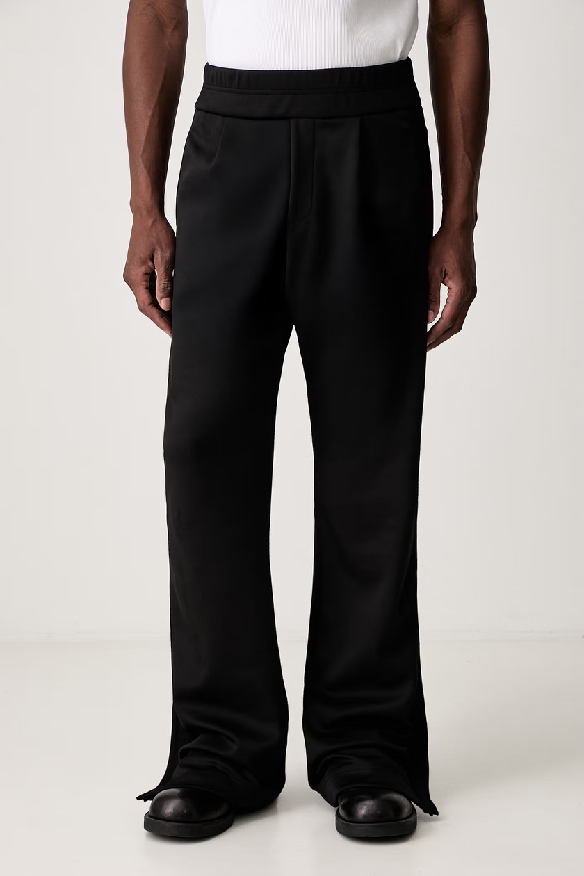 Visvim cotton trousers ex wide chino pants black color