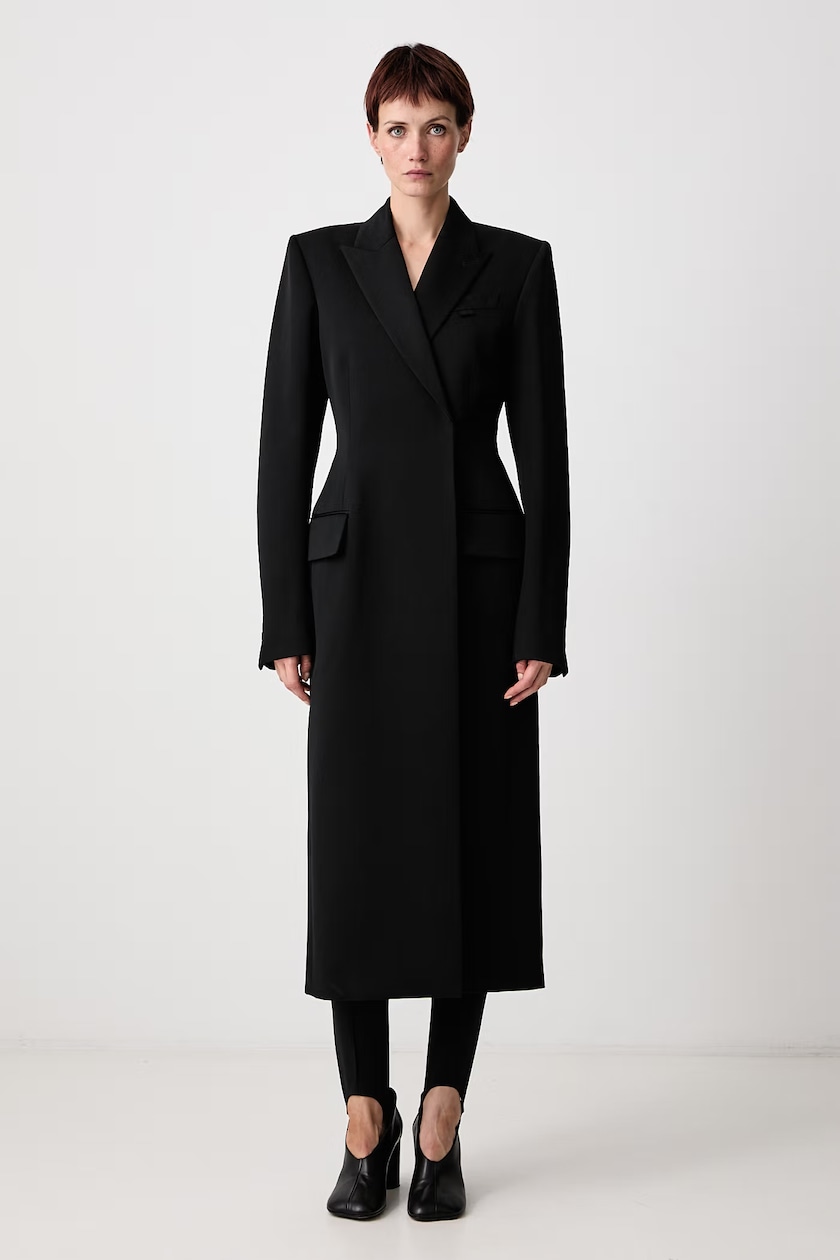 A.P.C. wool coat Manteau Flora black color WOAJS.F01541 at PRM US A.P.C. wool coat Manteau Flora black color WOAJS.F01541 at PRM US