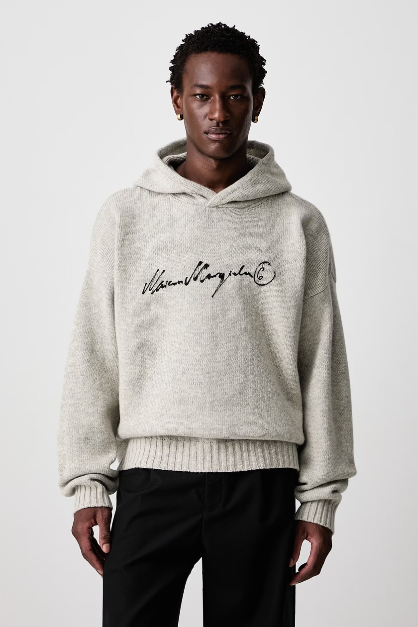 Maison MIHARA YASUHIRO cotton jumper Sun Faded Knit Pullover gray