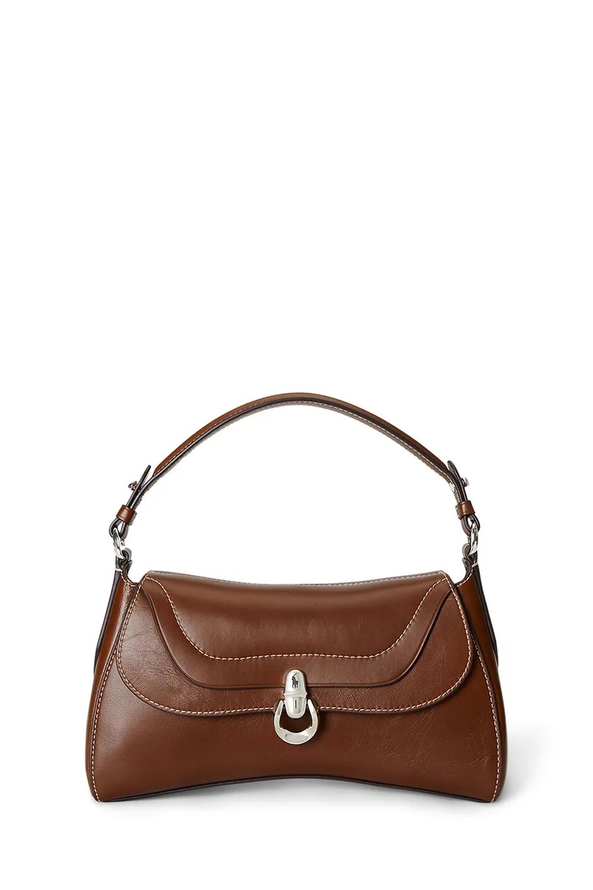 Polo Ralph Lauren leather handbag black color 428962757 at PRM US