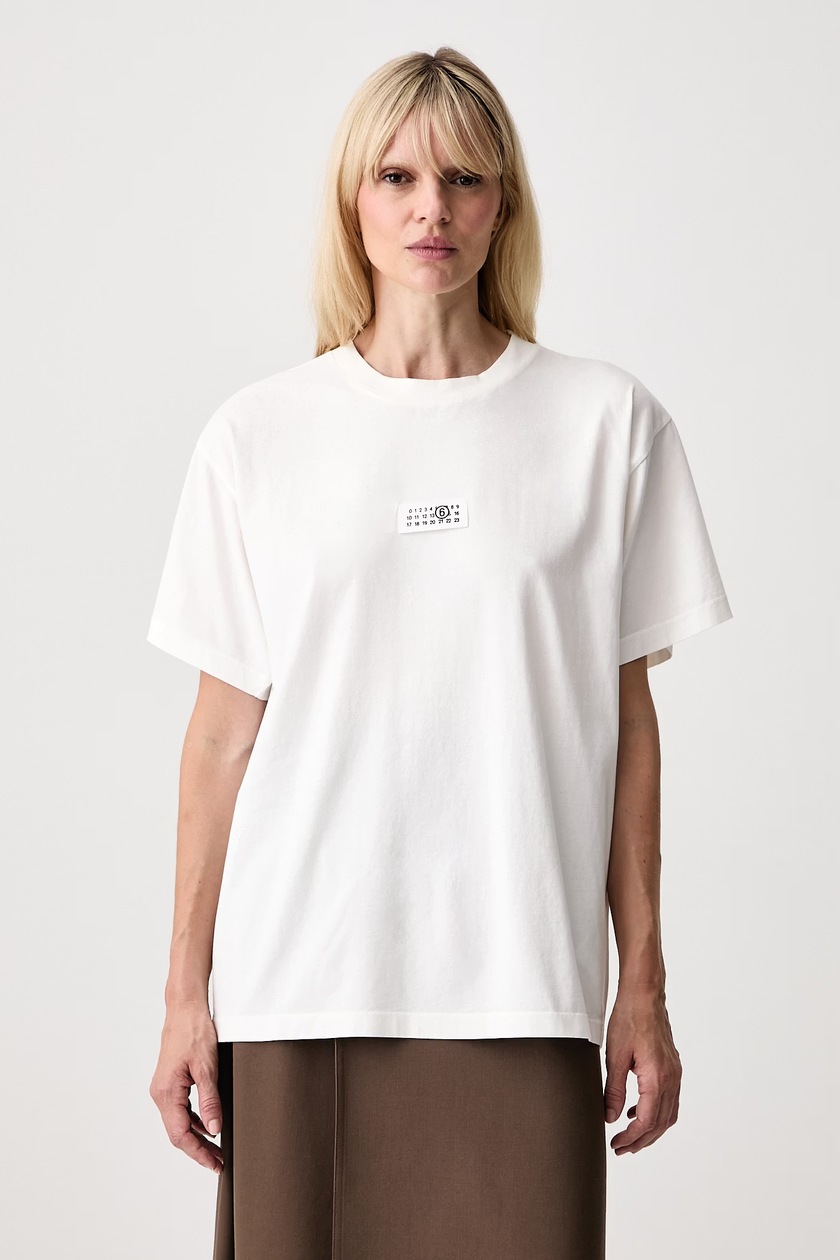 MM6 Maison Margiela cotton t-shirt women's white color S62GD0196