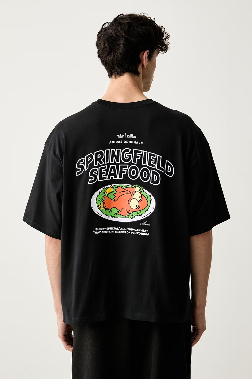 ミンハオ incomplete グッズ Бавовняна футболка adidas Originals Airbrush колір чорний з
