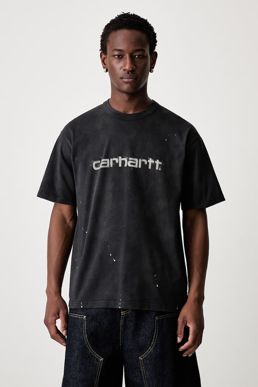 Carhartt WIP S/S Longhand Pocket T-Shirt cotton Men's black Carhartt WIP S/S Longhand Pocket T-Shirt cotton Men's black