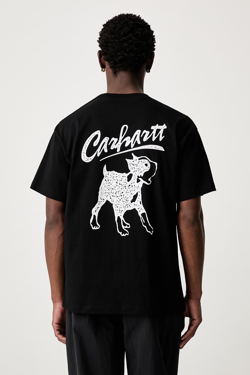 Carhartt WIP cotton t-shirt S/S C Logo Archive T-Shirt black color