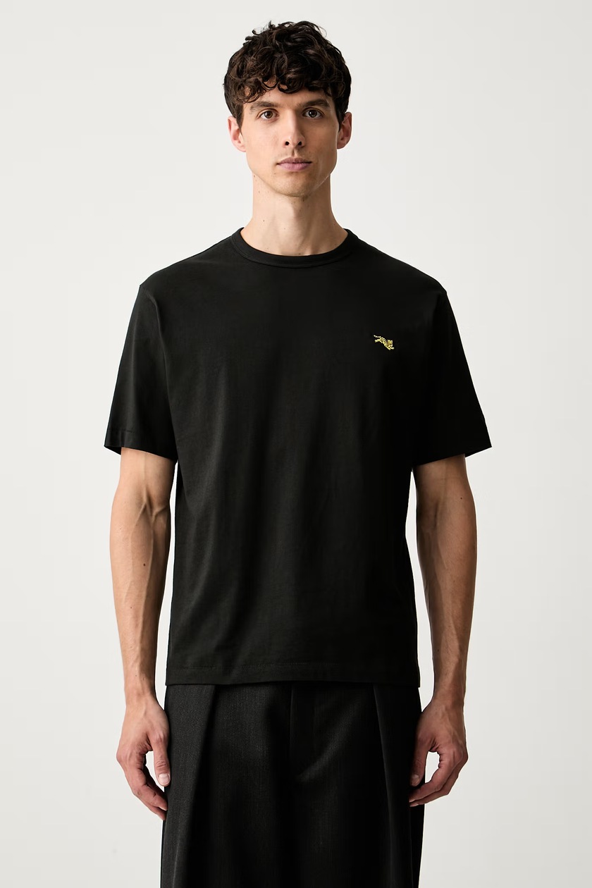Neil Barrett cotton t-shirt Slim Double Bolt PRM EU