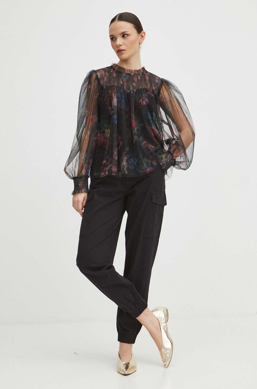 naremiページ CZARNE MOKASYNY Z OZDOBĄ