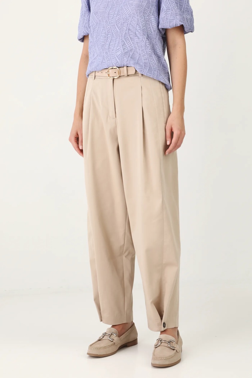 【IENA】FrenchLinen JK La Petite Française spodnie z domieszką lnu PASSIONNE kolor