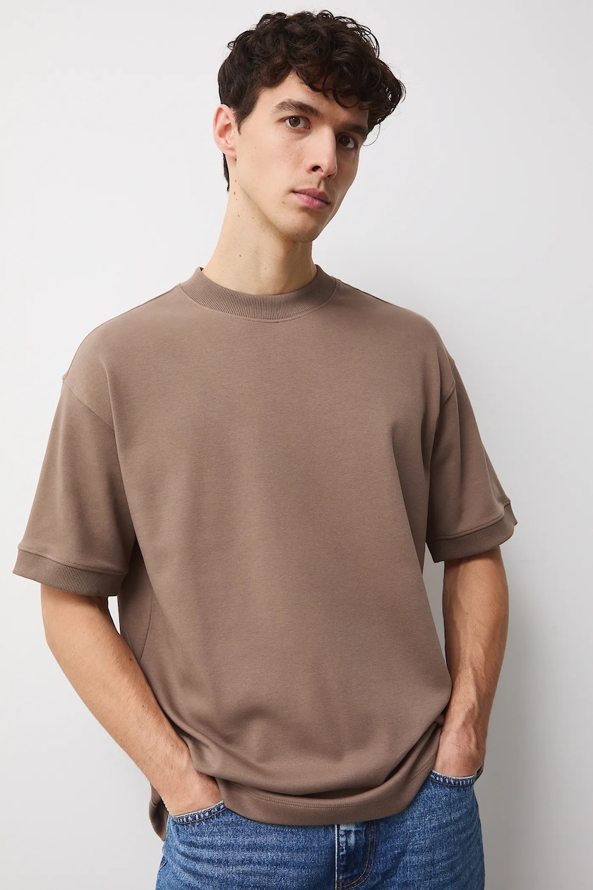 adidas Originals tricou din bumbac Trefoil culoarea maro, cu adidas Originals tricou din bumbac Trefoil culoarea maro, cu
