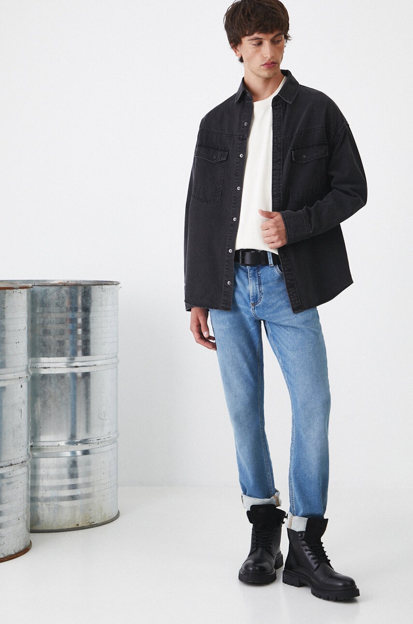 ★LORES★2024FW 超新作★Drop-Shoulder Dyed L/S Tee★2色 MUSINSA公式 | LORES Drop-Shoulder Dyed Tee - Charcoal