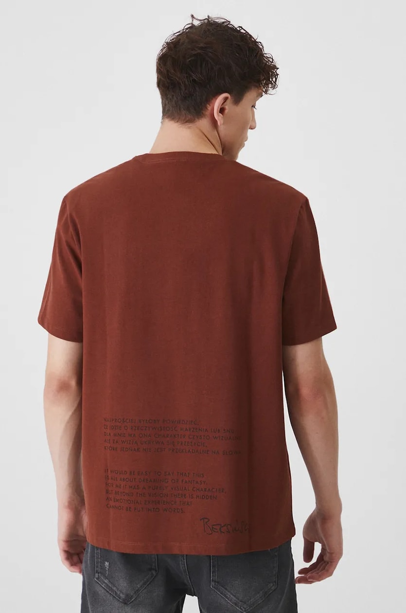 T-shirt bawełniany męski z kolekcji Zdzisław Beksiński x T-shirt bawełniany męski z kolekcji Zdzisław Beksiński x