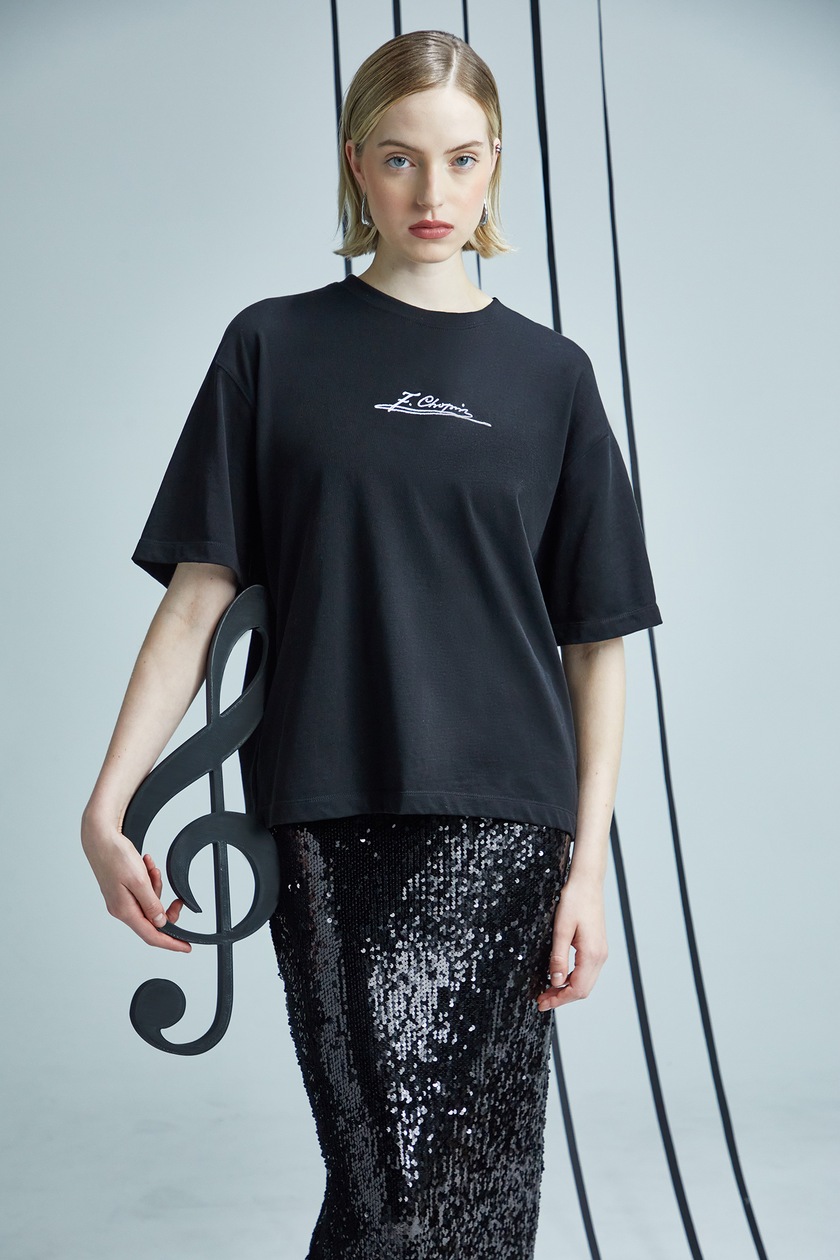 Napapijri t-shirt bawełniany S-Eclair damski kolor czarny