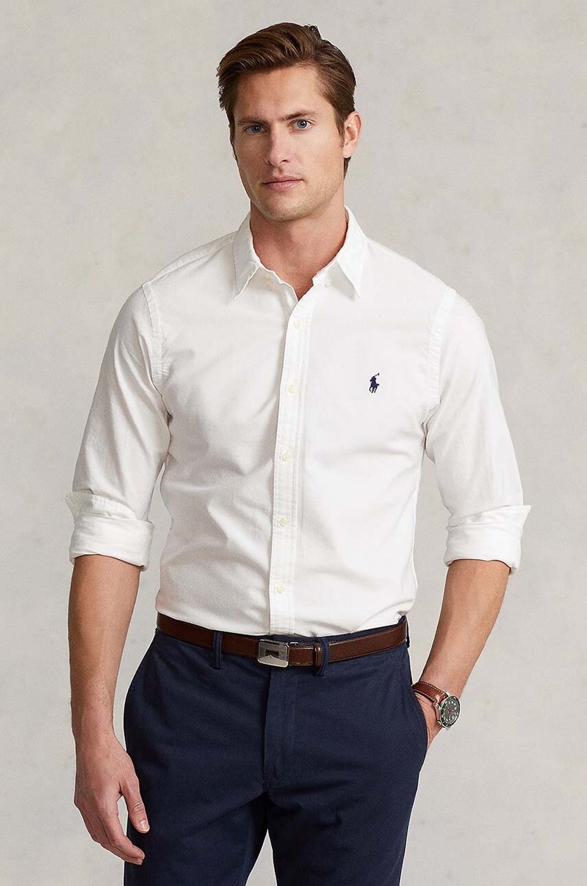 Polo Ralph Lauren button-down Shirt | White | FARFETCH JO