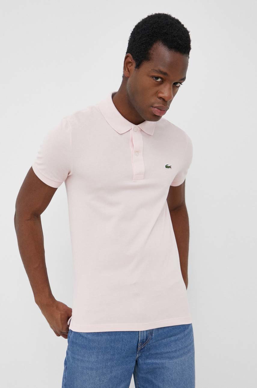 Pink polo top shirt lacoste