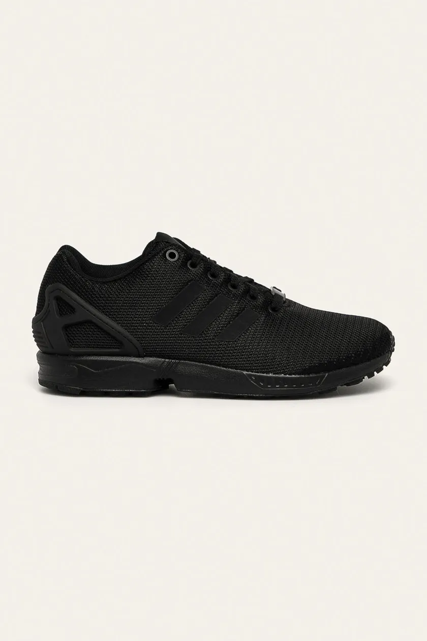 Adidas black zx flux best sale