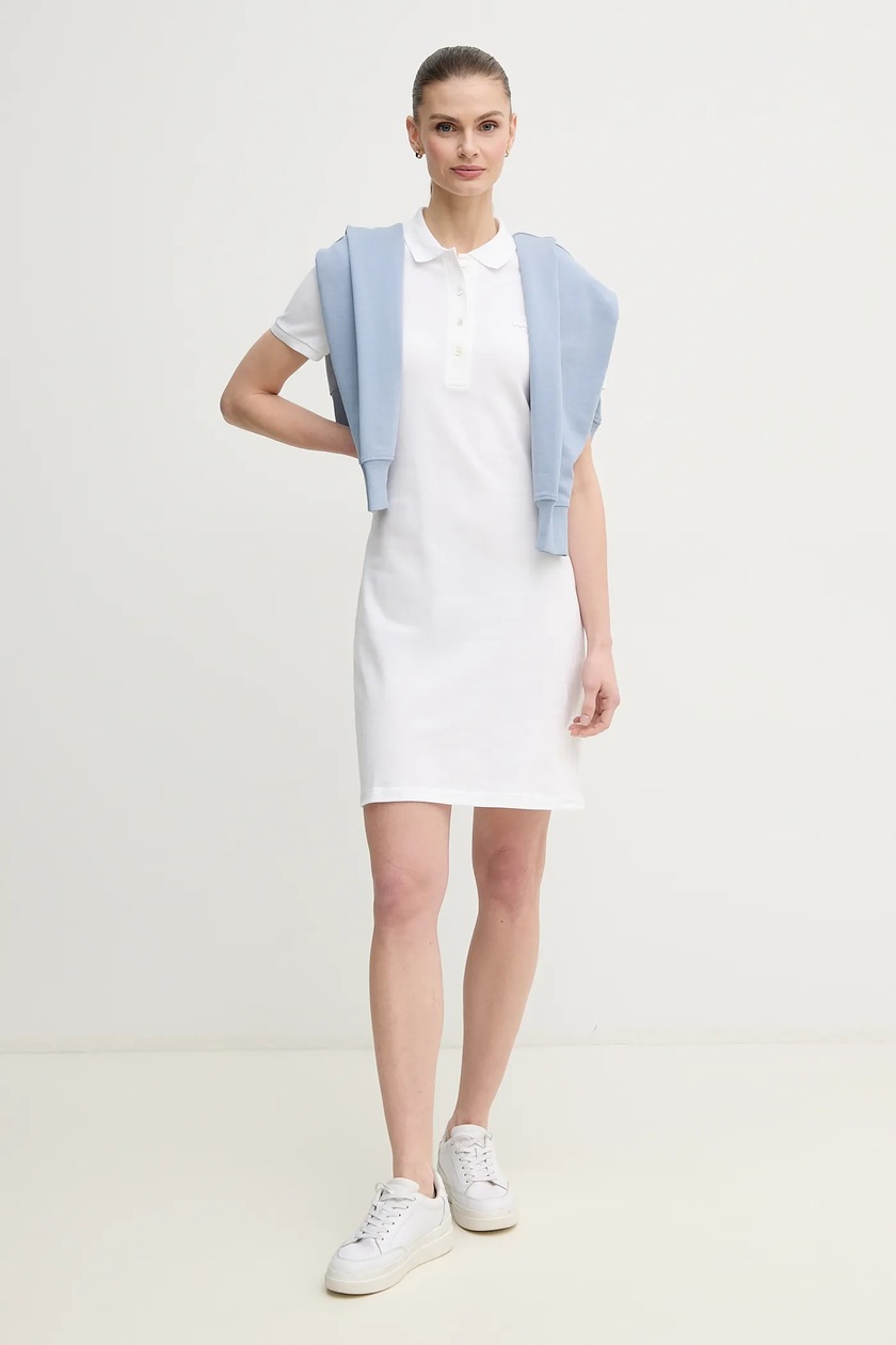 Lacoste dress white color at PRM US
