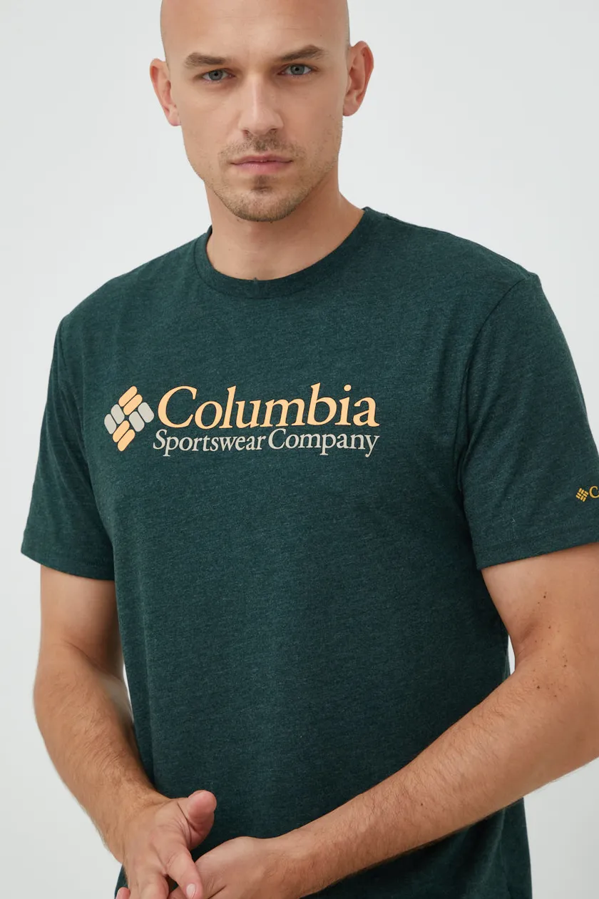 Columbia t shirt men s green color buy on PRM