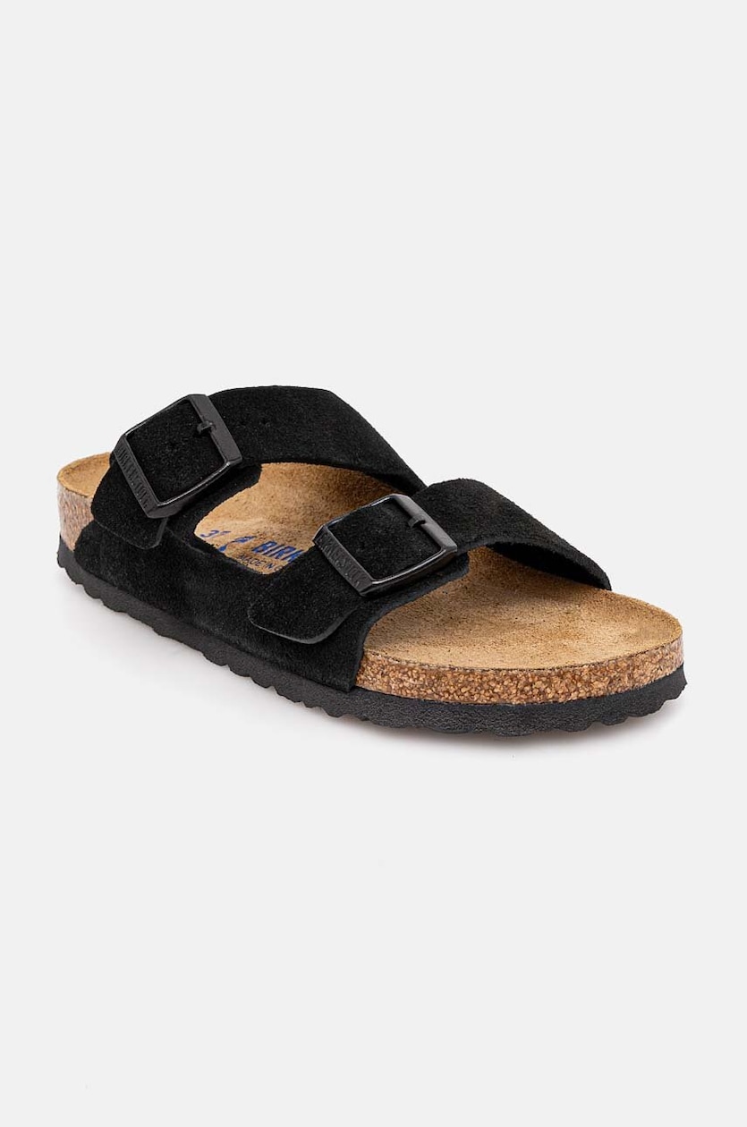 Birkenstock Arizona Soft Footbed Suede Black 951323 at PRM US