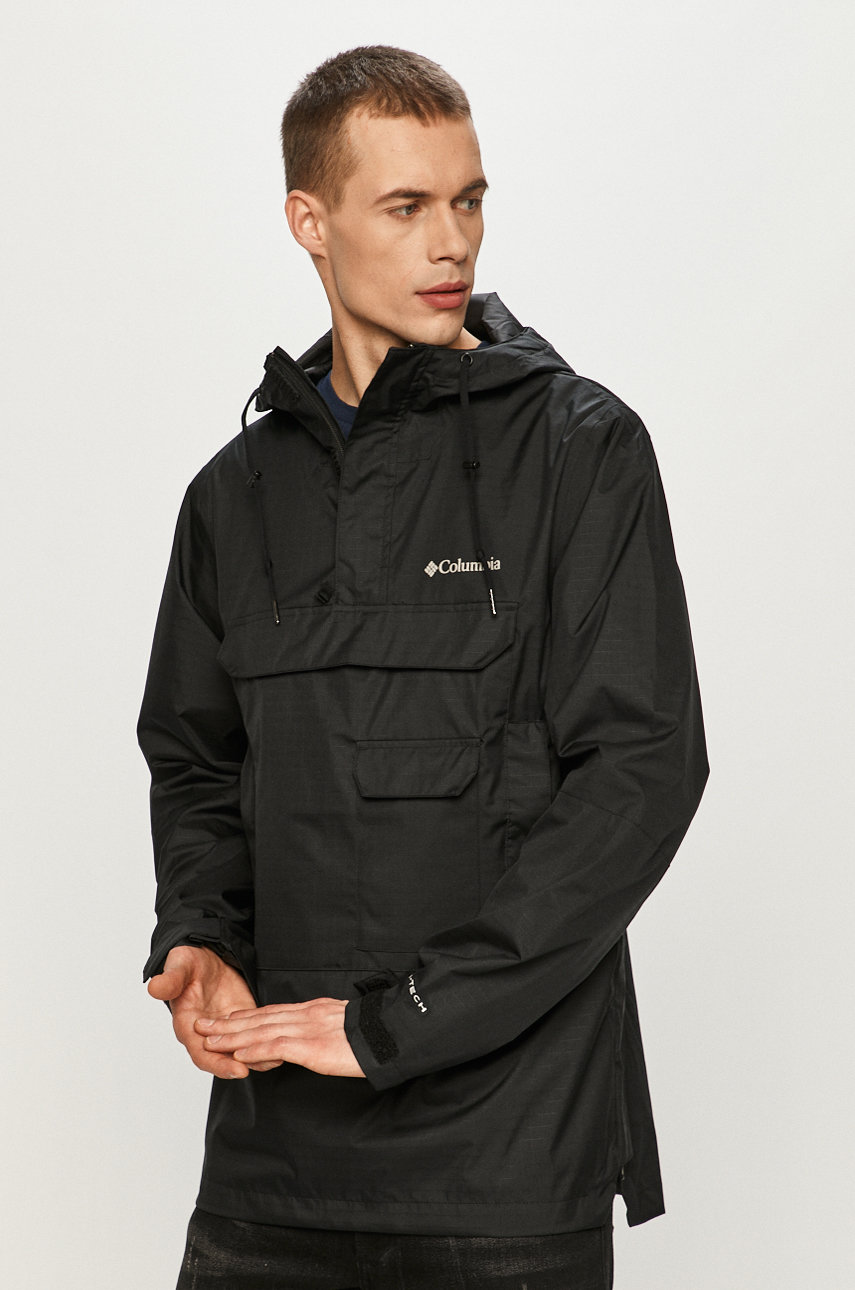 Black columbia rain jacket mens new arrivals