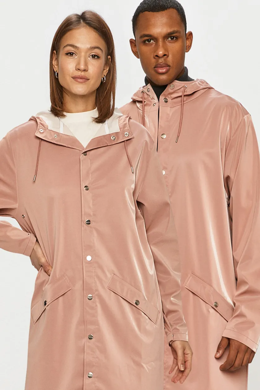 Rains store jacket rose