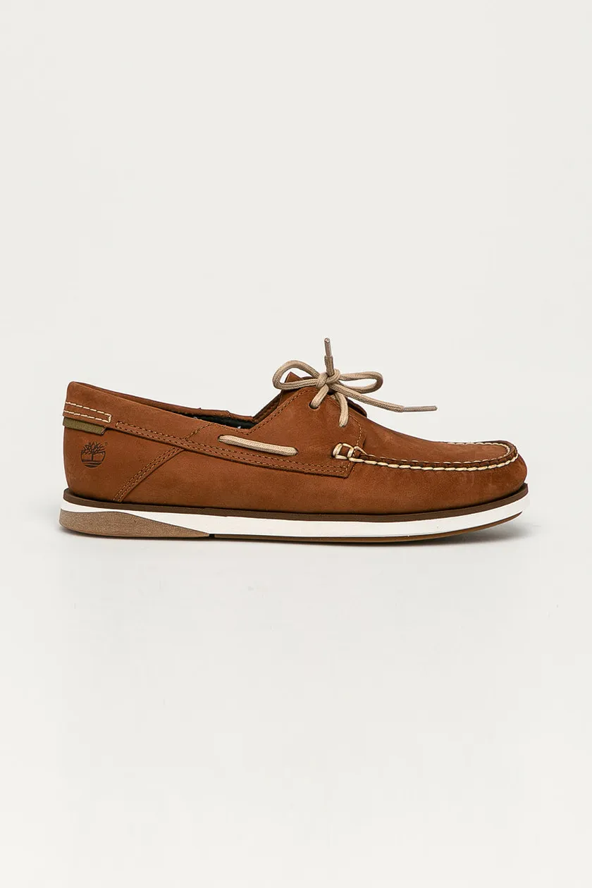 leather loafers Atlantis Break brown color | on PRM