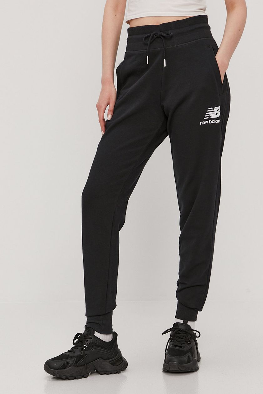 New Balance trousers women\'s black color | buy on PRM