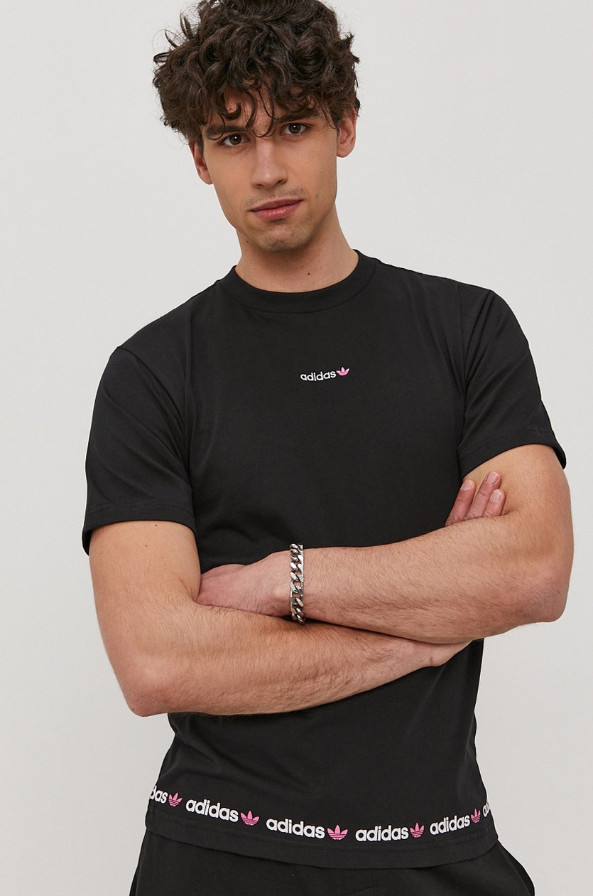 Tričko adidas Originals GN7126, barva černá | ANSWEAR.cz
