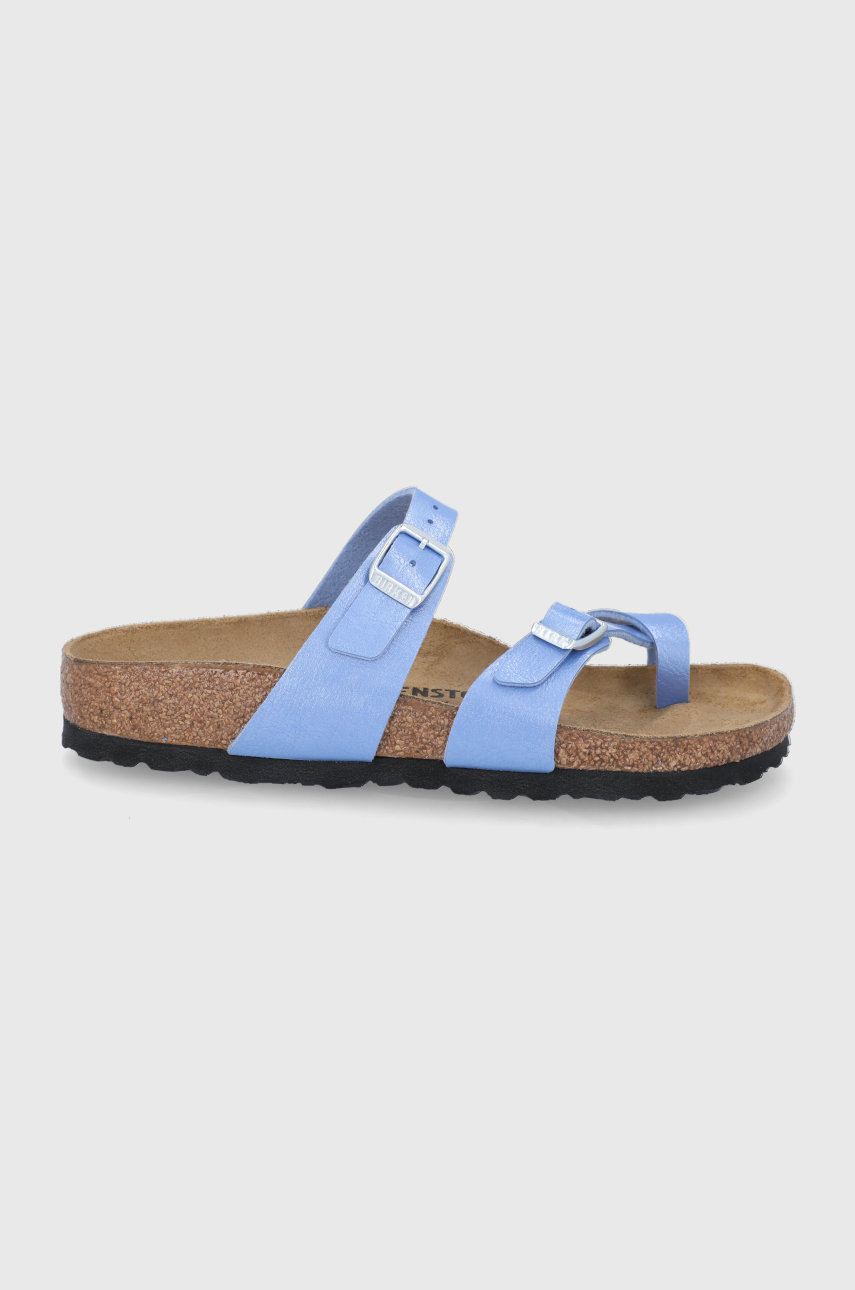 blue birkenstock mayari