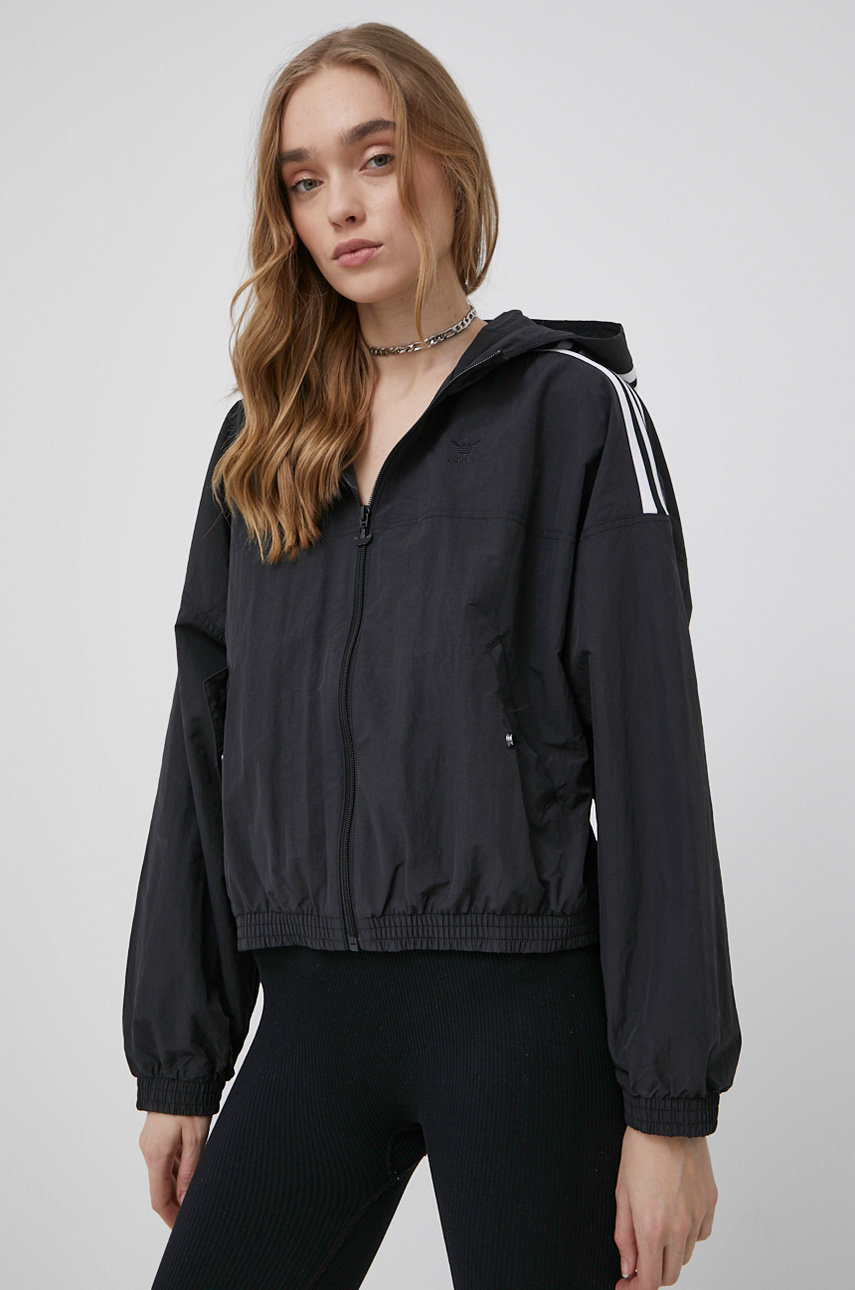 Adidas jacket women black Clearance