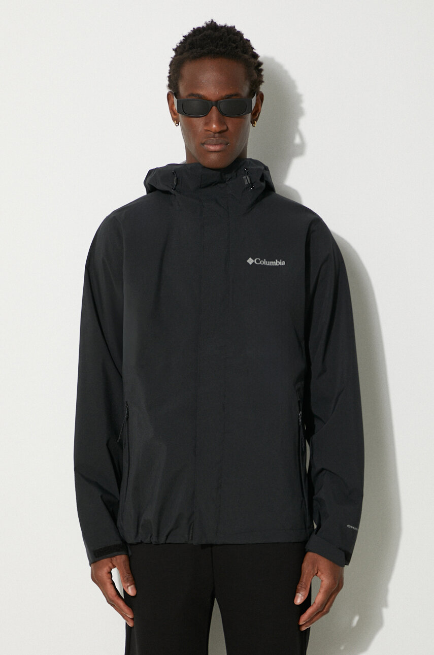 Columbia windbreaker Flash Challenger black color at PRM US Columbia windbreaker Flash Challenger black color at PRM US