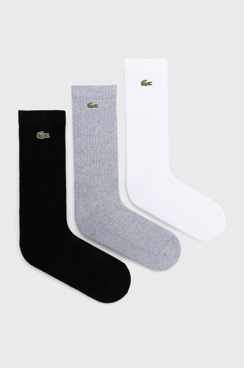 Mens white lacoste socks Clearance