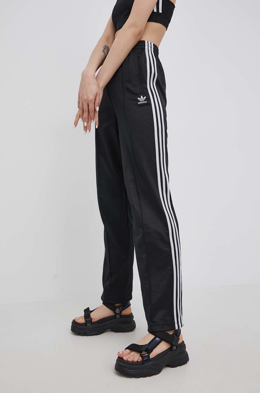 adidas Originals trousers Adicolor women's black color