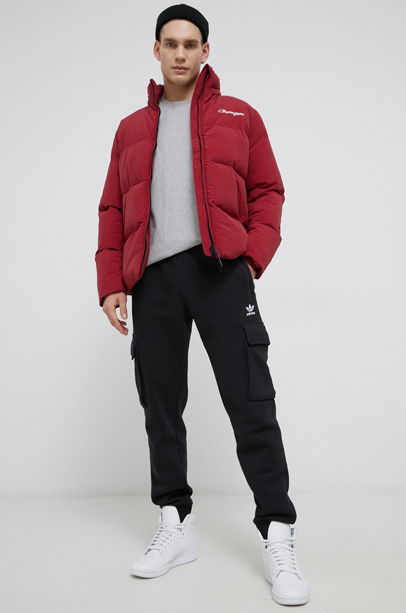 adidas Originals Spodnie HE6989 Adicolor Essentials Trefoil Cargo Pants  męskie kolor czarny gładkie HE6989-BLACK | kup na PRM