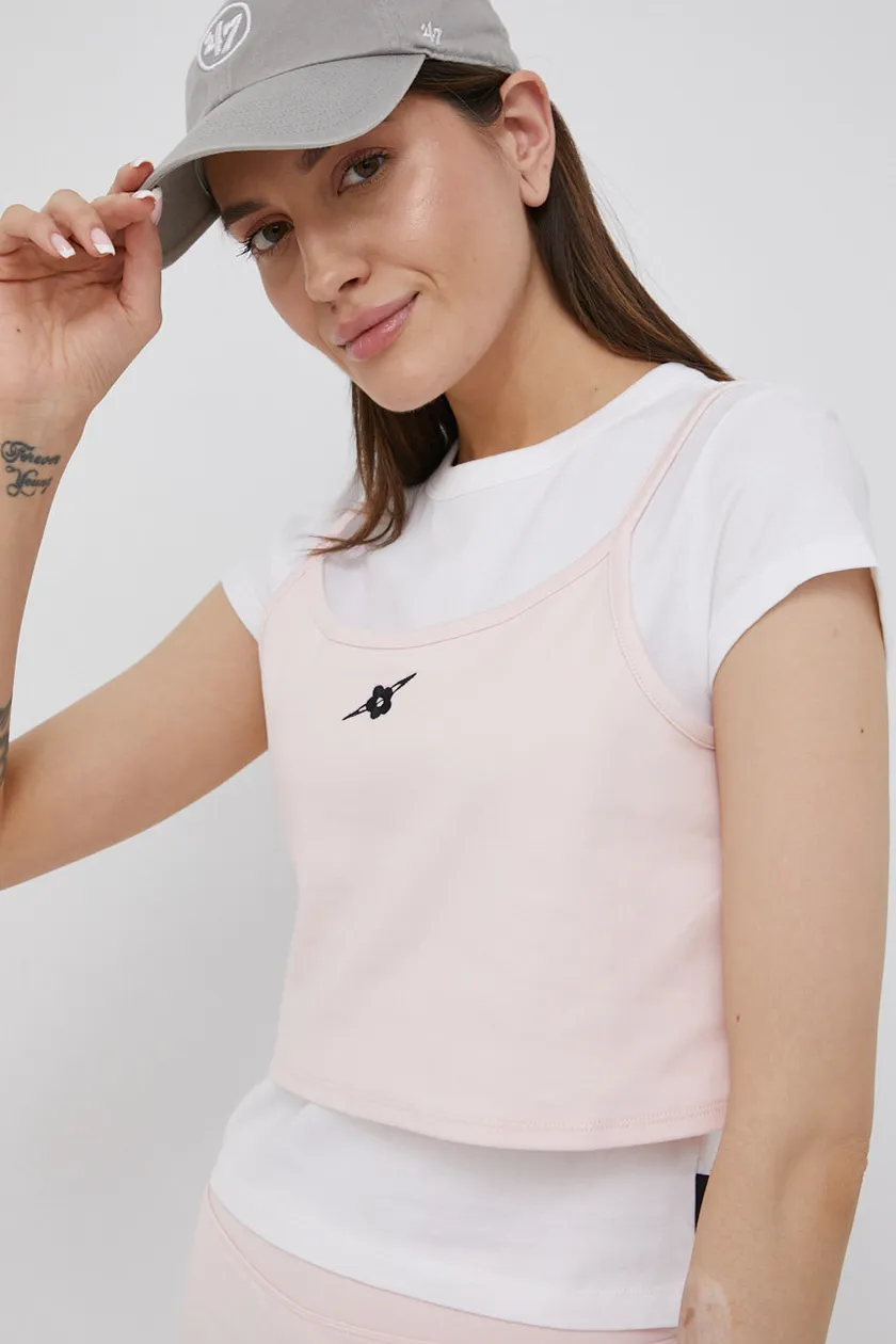 Leopard lade Lægge sammen Vans T-shirt X SANDY LIANG womenﾒs pink color buy on PRM
