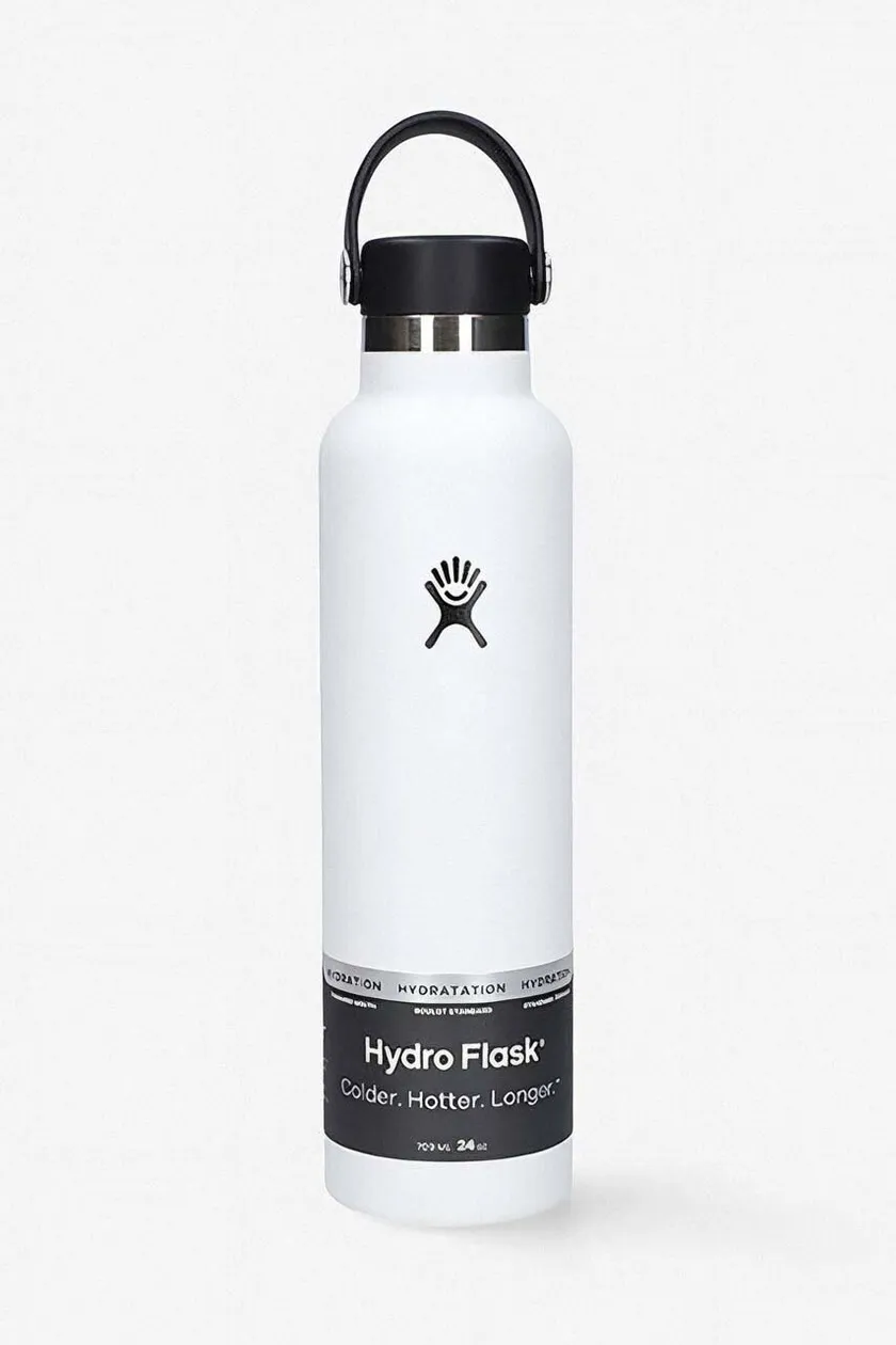 Hydro Flask Water Bottle 24 Oz Insulated in Black - S24SX001