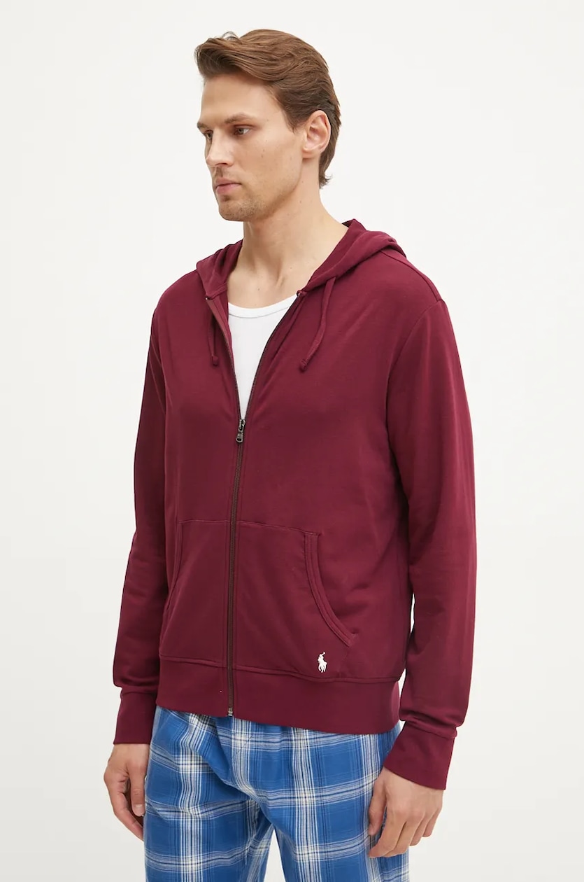 Polo ralph lauren maroon hoodie on sale